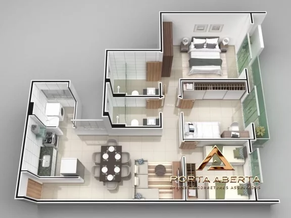 Imagem Aptos de 2 e 3 quartos no Bairro Eldorado - Timóteo - COD 100