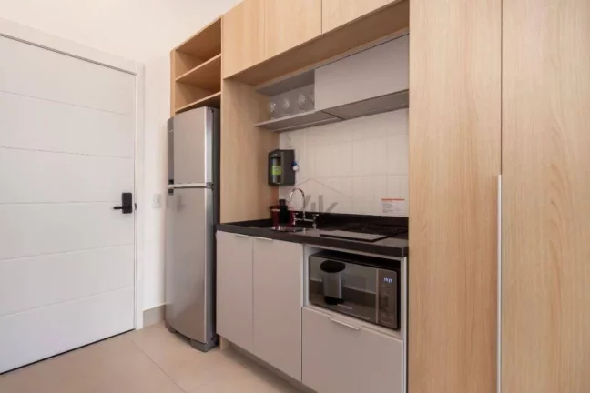 Imagem Studio Novo 29m² com Mezanino Metrô Brooklin (Haus Mitre 370)