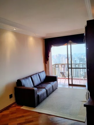 Imagem Aluguel de apartamento Mobiliado na Vila Bastos, Santo André-SP: 3 quartos, 1 suíte, 2 banheiros, 2 vagas de garagem, 100m².