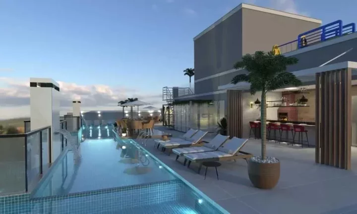 Imagem Apartamento com 2 dormitórios e 1 vaga de garagem em Camboriú/SC