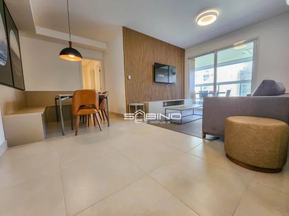 Imagem Apartamento Pé na areia à Venda, com 3 dormitórios 1 Suíte, 2 vagas 111m² de área útil, em Riviera de São Lourenço Bertioga SP