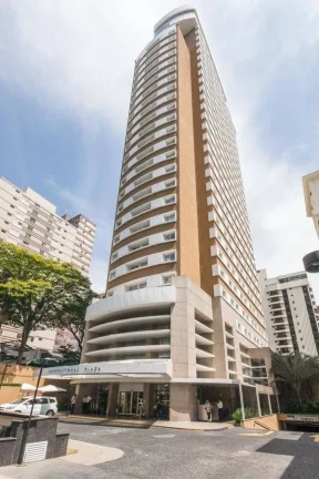 Imagem Flat disponível para venda no Transamérica Prime International Plaza, com 26m², 1 dormitório e 1 vaga