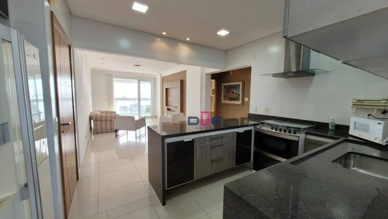 Imagem Apartamento com 3 dormitórios, 144 m² - venda por R$ 2.330.000 ou aluguel por R$ 13.000/mês - Ponta da Praia - Santos/SP