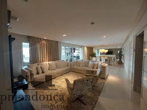 Imagem Apartamento 4 dormts, 3 suites, 3 vagas, mobiliado e reformado.., andar alto