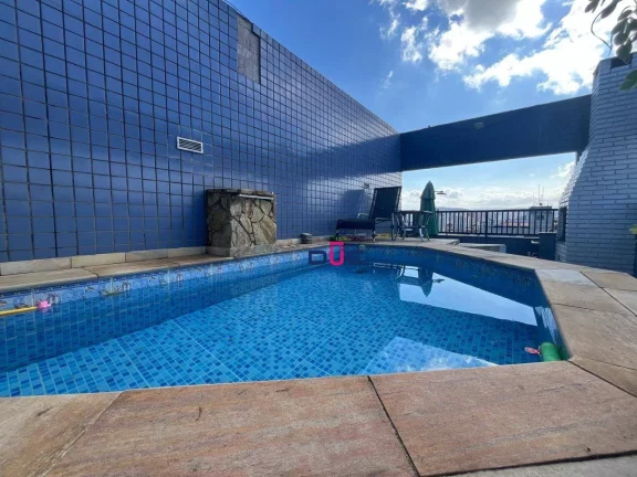 Imagem Cobertura com 3 dormitórios à venda, 138 m² por R$ 680.000,00 - Estuário - Santos/SP