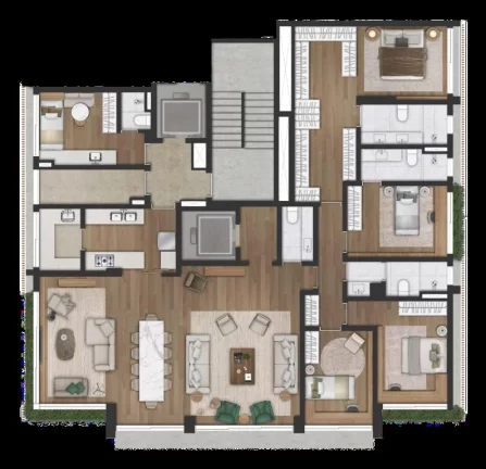 Imagem Apartamento à venda com 4 dormitórios em Jardim Paulista, São Paulo SP, apartment in São Paulo Brazil