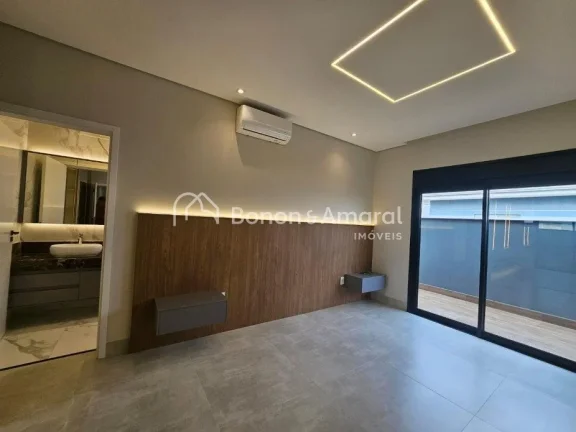Imagem Imóvel de alto padrão à venda no Condomínio Jequitibá, em Valinhos. Esta casa térrea é super ...