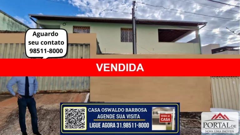 CASA RESIDENCIAL em NOVA LIMA - MG, OSWALDO BARBOSA PENA II