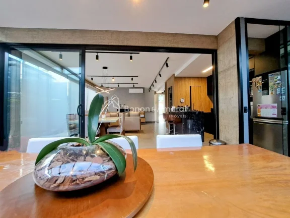 Imagem Projeto personalizado e moderno, possui uma ampla sala para 3 ambientes, lavabo, escritório, cozinh...