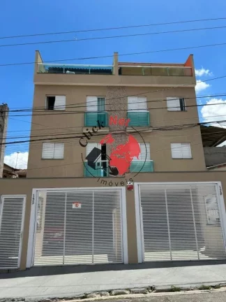 Imagem Cobertura 80m2, 2 dorms ,varanda churrasq , 2 vagas , Vila Linda, Santo André