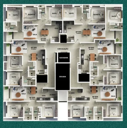 Imagem Apartamento à venda no bairro Intermares - Cabedelo/PB
