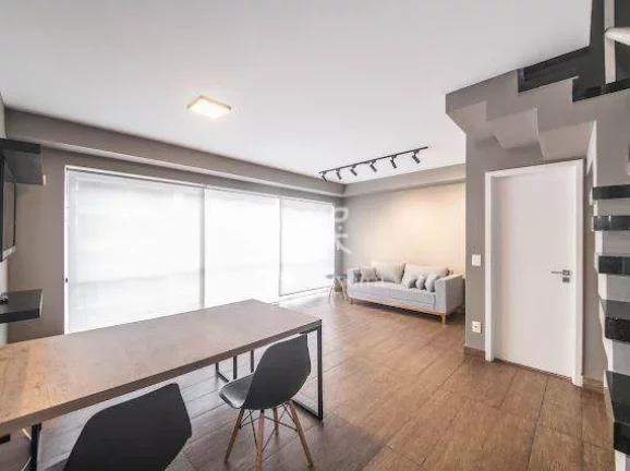 Imagem Apartamento Duplex com 1 dormitório, 89 m² - venda por R$ 1.780.000,00 ou aluguel por R$ 9.536,60/mês - Vila Gertrudes - São Paulo/SP