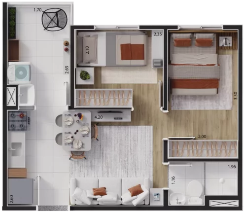 Imagem APARTAMENTO RESIDENCIAL em São Paulo - SP, Guaianases