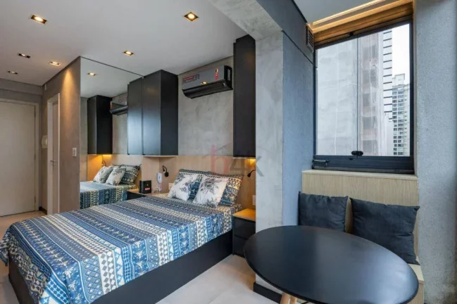 Imagem Venda Studio 23m² Charlie Brooklyn Studios | Mobiliado e Ar-Condicionado