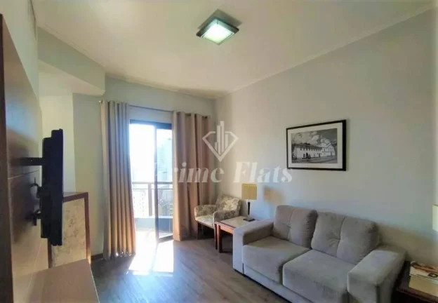 Imagem Flat disponível para locação no Hotel Massis, com 50m², 1 dormitório e 1 vaga de garagem