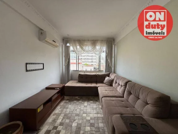 Imagem Apartamento para alugar, 77 m² por R$ 3.800,00/mês - Boqueirão - Santos/SP