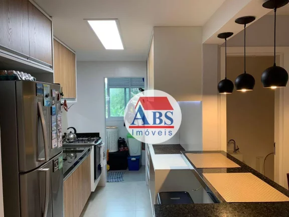 Imagem Apartamento Porteira Fechada com 1 dorm à venda, 42 m² por R$ 383.000 - Marapé - Santos/SP a três quadras da praia