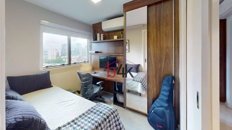 Imagem Apartamento mobiliado com 2 dormitórios para venda ou aluguel no Brooklin