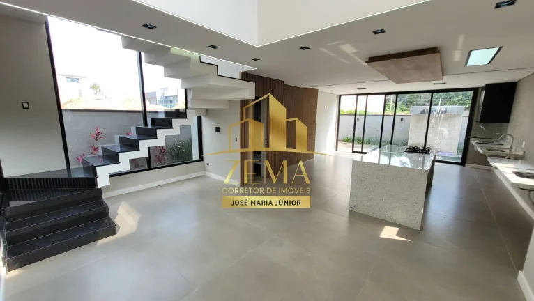 Imagem Sobrado condomínio, Piscina, 03 sts, 230 m2, Amplo Gourmet, Moderno