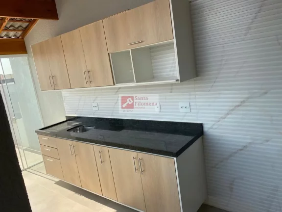 Imagem Cobertura para Venda em Santo André, Vila Camilópolis, 2 dormitórios, 1 suíte, 3 banheiros, 1 vaga