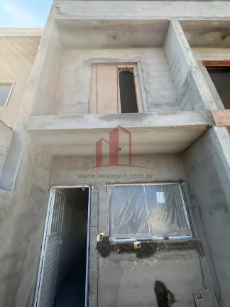 Imagem Sobrado em Fase de Construção: Casa à Venda em Franco da Rocha-SP, 2 Quartos, 2 Suítes, 1 Vaga de Garagem, 70m²