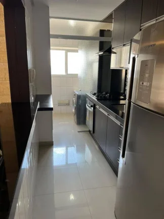 Imagem Apartamento Mobiliado com 77 m² 3 Dormitórios e 2 vagas de Gargens