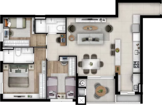 Imagem Gaia - Apartamento à venda no bairro Cabral - Curitiba/PR