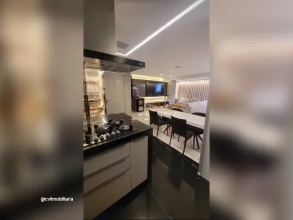 Imagem Viva com sofisticação neste esplêndido apartamento todo decorado e luxuoso com área privativa de...