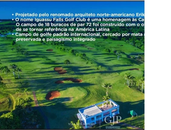 Imagem TERRENO À VENDA NO CONDOMÍNIO VILLAGE IGUASSU GOLF RESIDENCE.