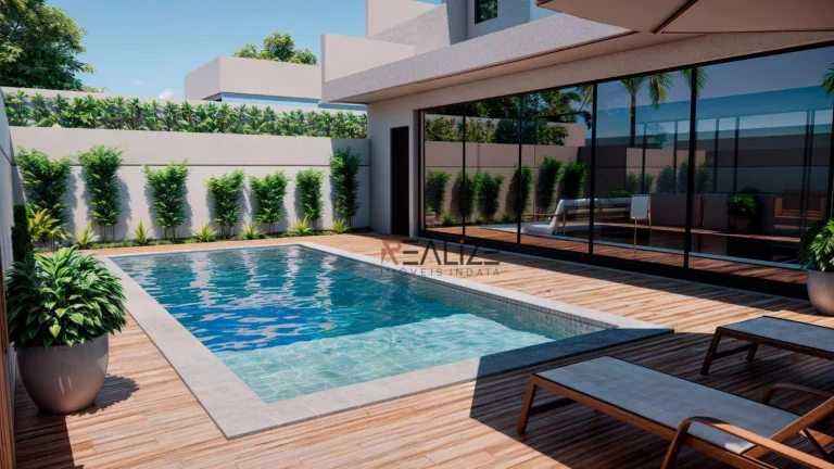 Imagem Sobrado moderno com 4 dormitórios e escritório à venda, 303 m² por R$ 3.300.000 - Condomínio Alto Padrão - Indaiatuba/SP