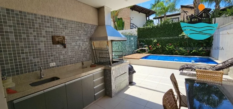 Imagem Casa em Juquehy a venda ou Aluguel Anual - Escritura, 4 suítes, piscina ... churrasqueira privativa, 2 vagas, 300m² de construção | Juquehy Imobiliária