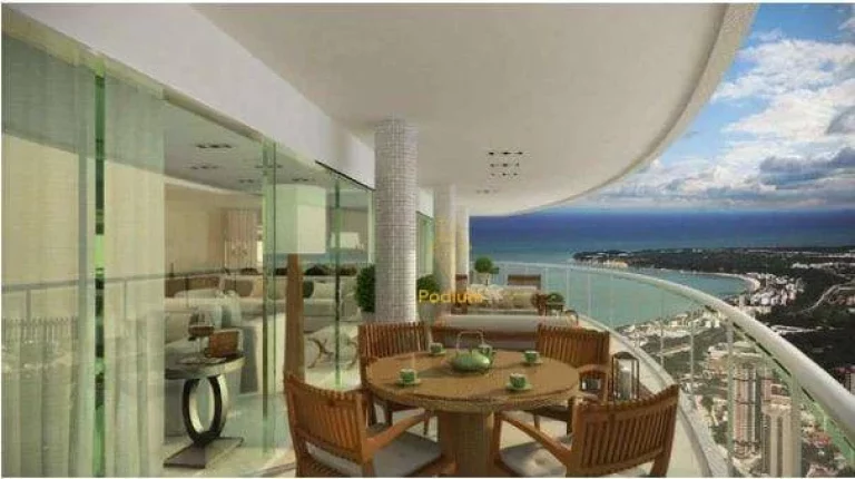 Imagem Apartamento com vista para o mar e área de lazer completa no Mansões Heron Marinho no Altiplano - AP0291