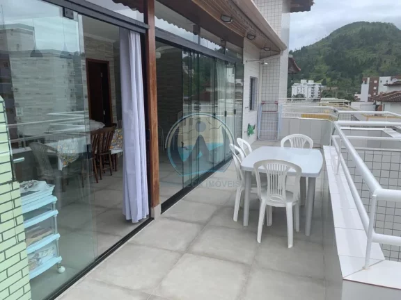 Imagem Apto à venda em Ubatuba-SP, Toninhas: 3 quartos, 2 salas, 2 banheiros, 2 vagas de garagem, 120m². Aproveite essa oportunidade!