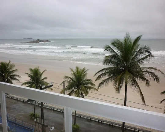 Imagem Apartamento frente mar total , Ed Umuarama, Guarujá-SP, Pitangueiras: 3 quartos, 1 suíte, 2 salas, 3 banheiros, 2 vagas - 190m². Imperdível!
