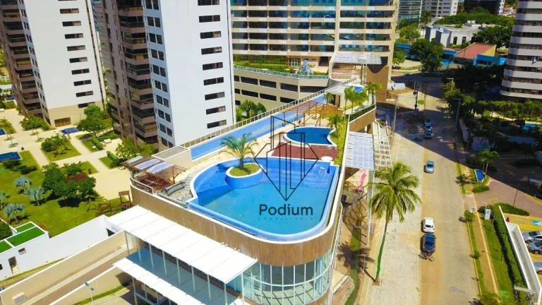 Imagem Apartamento no Condomínio Tour Geneve com varanda / sacada gourmet e vista definitiva para o mar da praia do Altiplano - AP0242