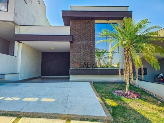 Imagem Casa térrea moderna à venda, por R$ 1.250.000 - Condomínio Park Gran Reserve - Indaiatuba/SP