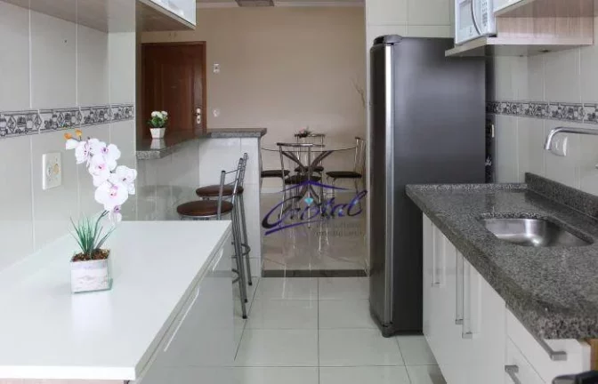 Imagem Apartamento com 3 dormitórios à venda, 98 m² por R$ 725.000 - Aviação - Praia Grande/SP