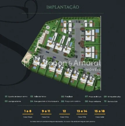 Imagem O Village Sainte Hélène é um condomínio exclusivo de casas de alto padrão, projetado para o mel...