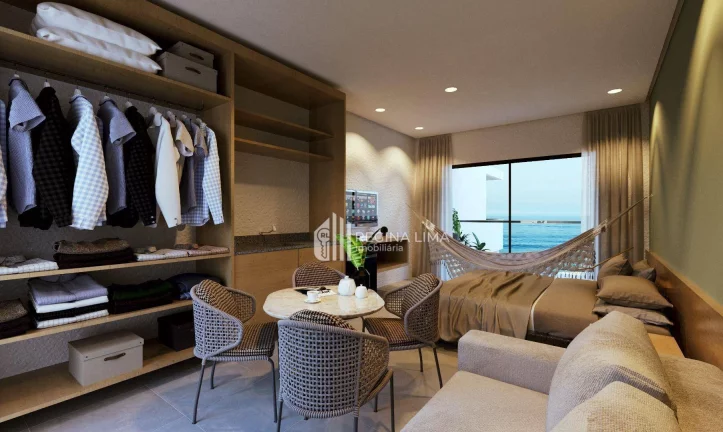 Imagem Apartamento (RESORT). Mobiliado, climatizado com 1 dormitório à venda por R$ 471.500 - Barra Grande - Cajueiro da Praia/PI