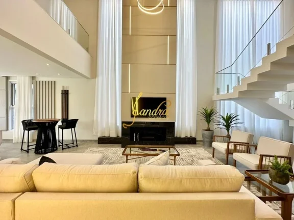 Imagem Casa condomínio fechado Xangri-la com 5 suítes 452m² mobiliado e decorado