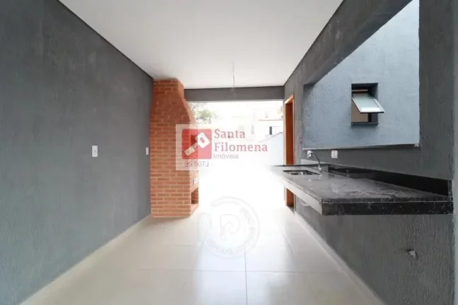 Imagem Sobrado para Venda em Santo André, Jardim Santo Antônio, 3 dormitórios, 1 suíte, 3 banheiros, 3 vagas