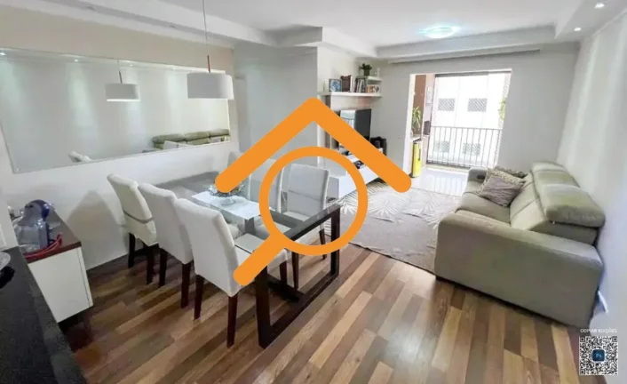 Imagem Apartamento à venda em São Paulo-SP, Interlagos: 3 quartos, 1 suíte, 2 salas, 1 banheiro, 1 vaga de garagem, 75m². Venha conferir! Interclube