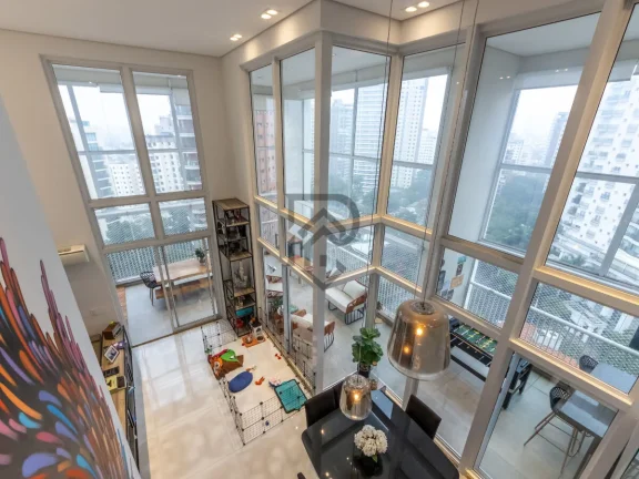 Imagem Apartamento chacara klabin sala com pé-direito duplo
