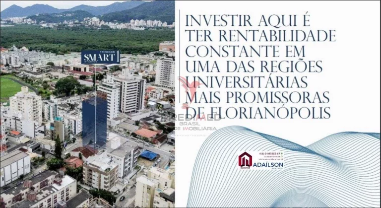 Imagem Unidades habitacionais do Smart 1 Trindade Estúdios FLORIANOPOLIS SC