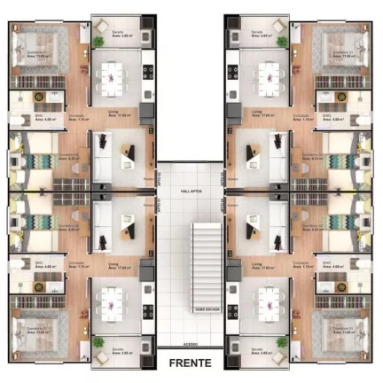 Imagem Apartamento 2 Quartos para Venda em Porto Belo, pereque, 2 dormitórios, 1 banheiro, 1 vaga