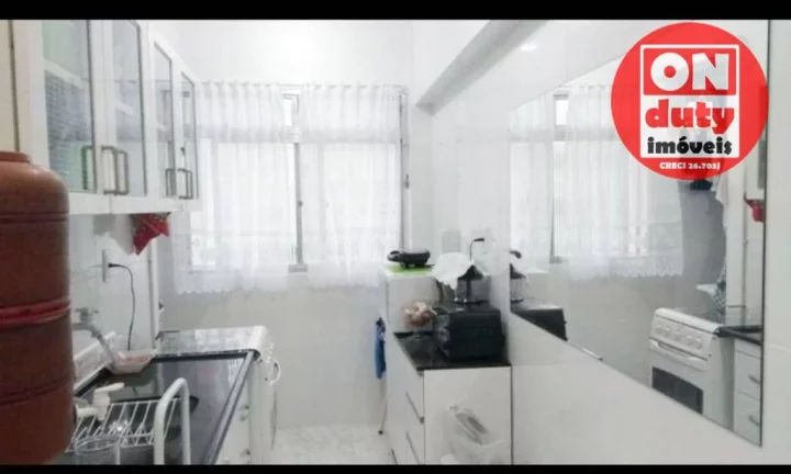 Imagem Apartamento com 1 dormitório à venda, 66 m² por R$ 270.000,00 - José Menino - Santos/SP