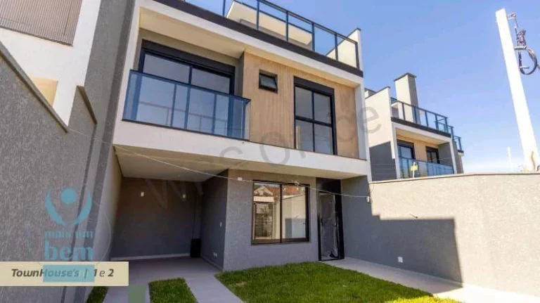Imagem Belíssimo Sobrado com 3 quartos à venda, 139 m² por R$ 889.000 - Pilarzinho - Curitiba/PR