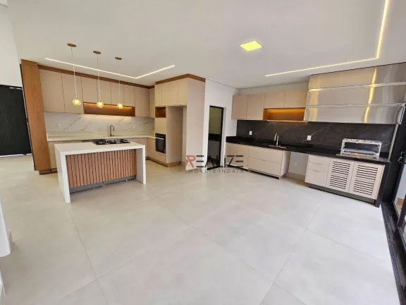 Imagem Casa térrea pronta para morar com 3 suítes à venda, 198 m² por R$ 1.690.000 - Condomínio Fechado - Indaiatuba/SP