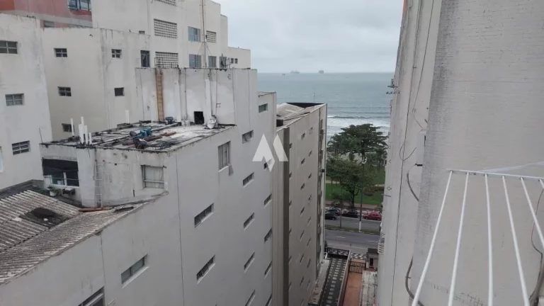 Imagem Apartamento 1 dormitório em Frente a Praia na Aparecida - Porteira Fechada - Santos/SP