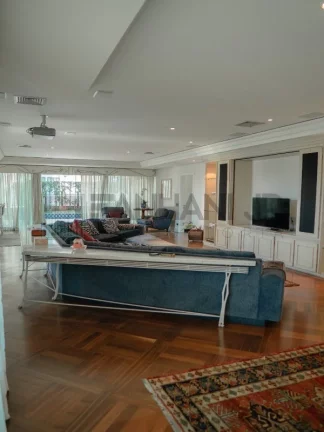 Imagem Vendo linda cobertura duplex localizada em ponto estratégico dos jardins, em prédio com tijolo a vista!!! Com 7 garagens, depósito no subsolo do edif